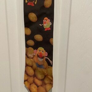 Ralph Marlin Black and Gold Potato Tie